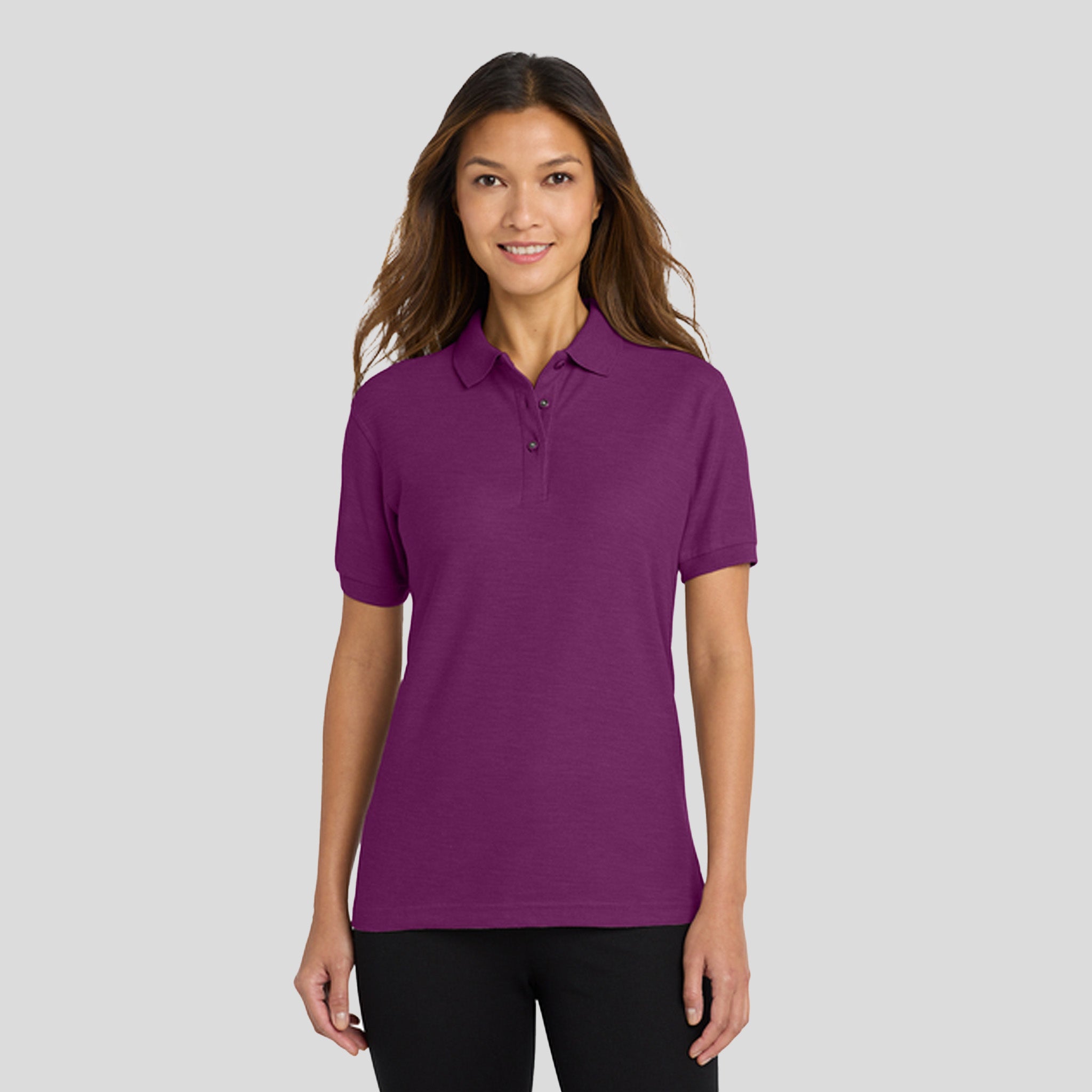 Women's Silk Touchβ’ Polo | Deep Berry