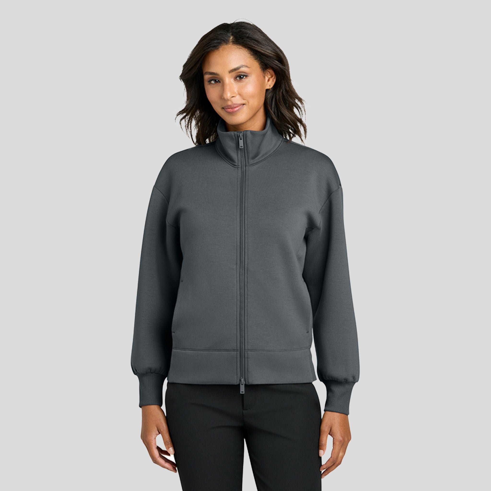 Women’s Soft Spacer Full-Zip | Storm Grey